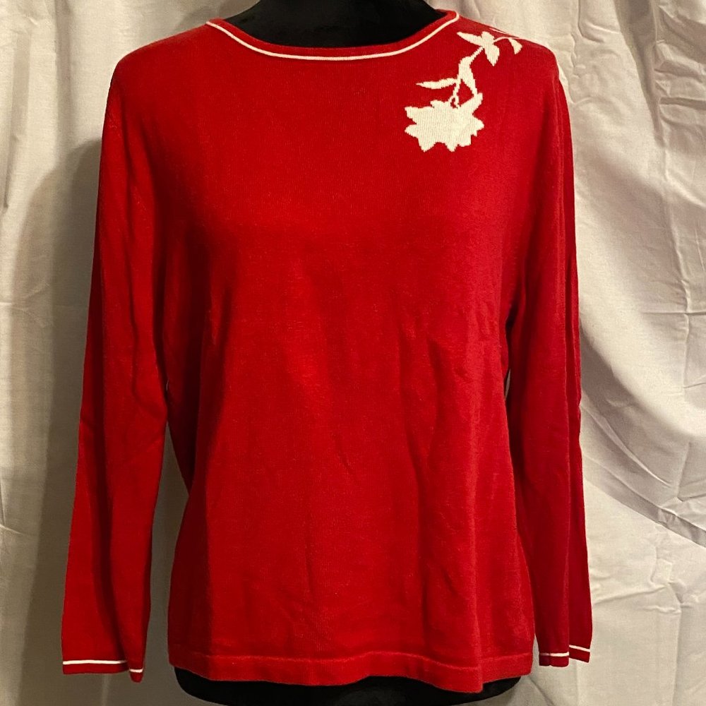 Lily's of Beverly Hills Women's White Sweater Size L